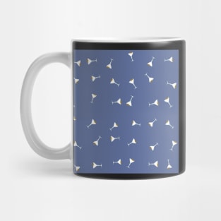 Martinis on Blue Mug